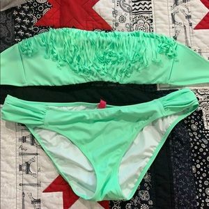 Victoria secret fringe bandeau bikini